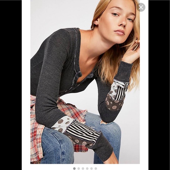 Free People Tops - Free people long sleeved, thermal shirt, XS